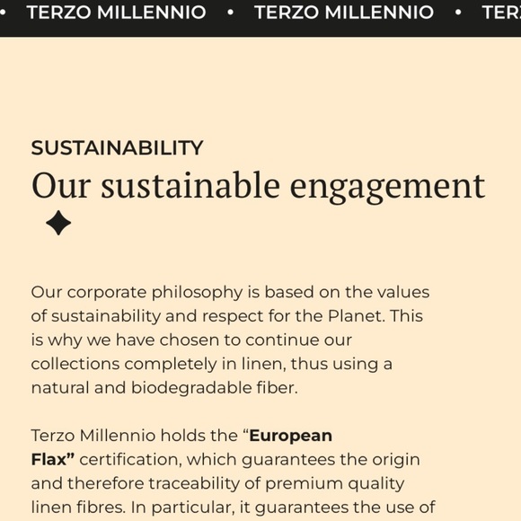 Terzo Millennio 100% linen long sleeved, tunic style top w  decorative buttons - Picture 9 of 9